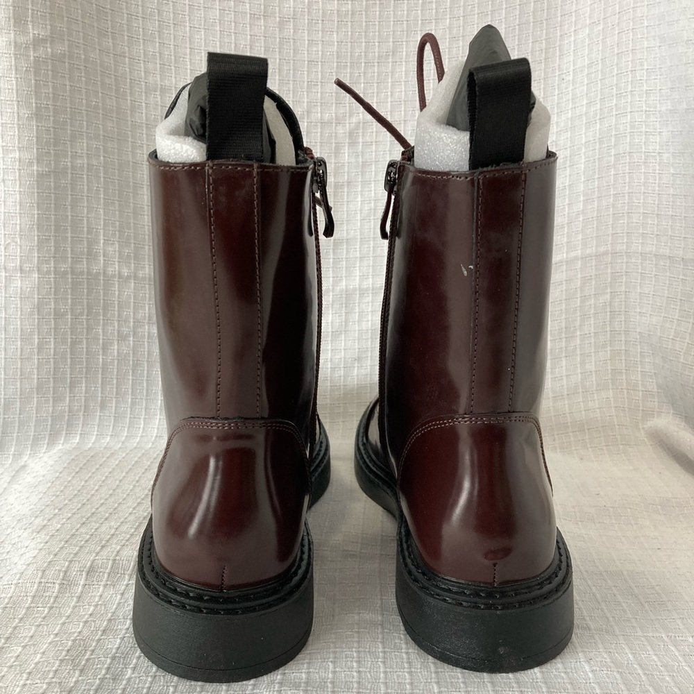 (NIB) Women’s DKNY Malaya Lace-Up Combat Booties - Picture 5 of 7
